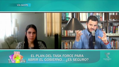 ¿Es seguro el plan de apertura escalonada sugerido por el Task Force?