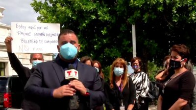 Víctimas del crimen se manifiestan contra controversial medida del Senado