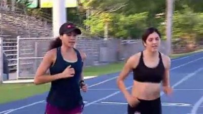 Alondra Negrón entrena con Beverly Ramos
