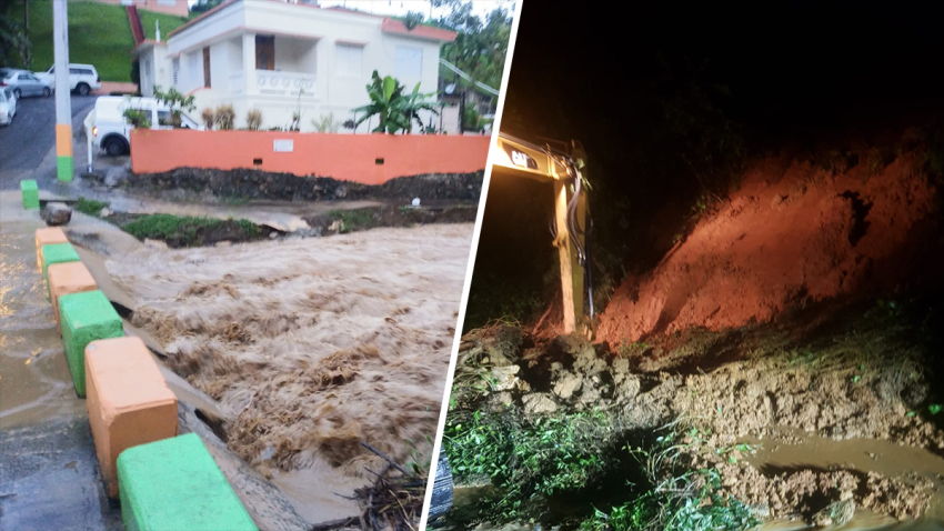 Derrumbres e inundaciones Diptych