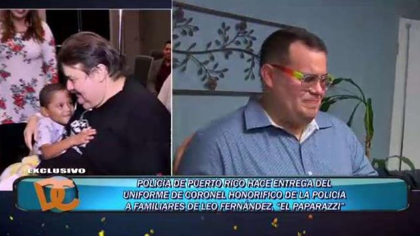 Entregan a sus hijos uniforme en el que velarán a Leo Fernández