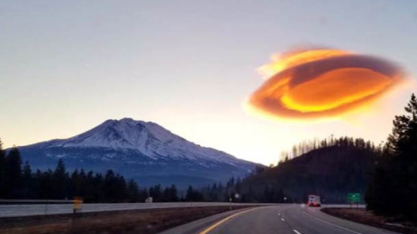 Captan extraño fenómeno en cielo de California
