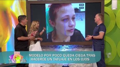 Muy peligroso tatuarse el ojo