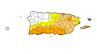 Se expande el nivel sequía moderada en Puerto Rico