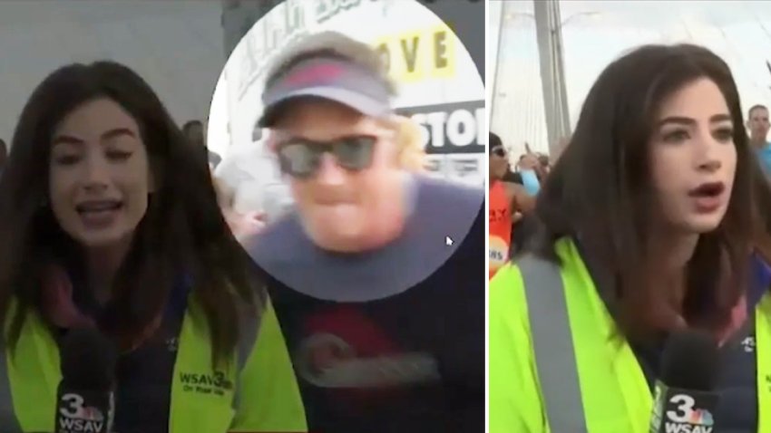 Lo captan en video tocándole los glúteos a reportera, ahora podría terminar en la cárcel