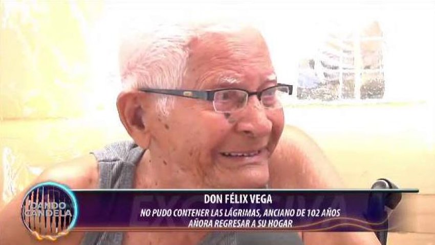 Refugiado de 102 años no ve la hora de regresar a casa