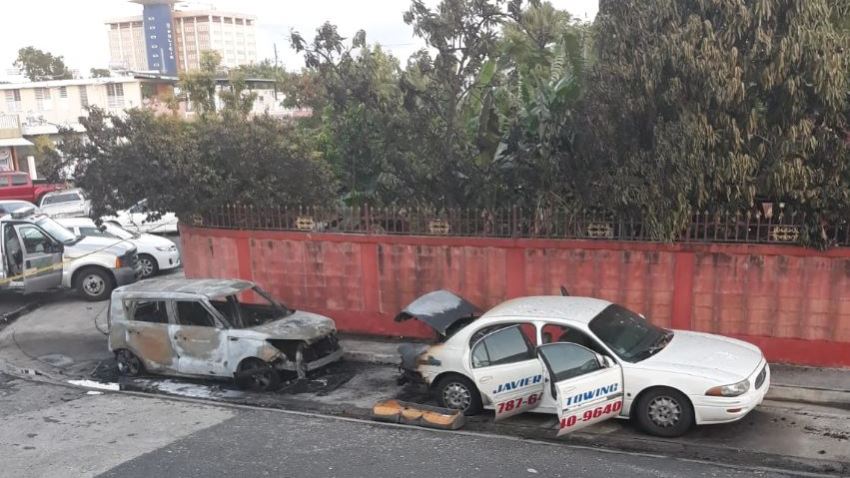 Hallan persona calcinada dentro de una guagua en Puerto Nuevo