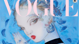 Ilustración de edición de enero 2020 de revista Vogue Italia
