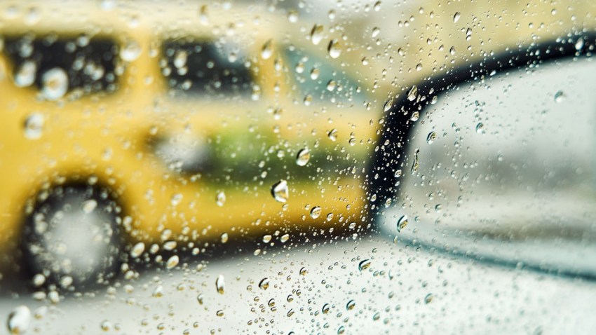 lluvia y viento