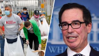 El secretario del Tesoro de EEUU, Steven Mnuchin, dice para cuándo cree que se recuperará la economía.