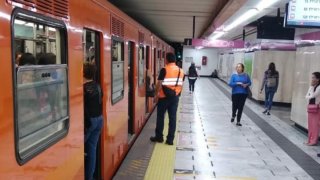 Estación del metro en Ciudad de México.