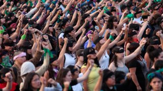 Protesta de mujeres en México