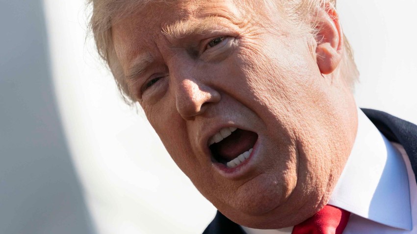 US President Trump departs for Camp David