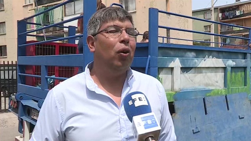 Piscina móvil inspirada en Los Simpson triunfa en el verano chileno