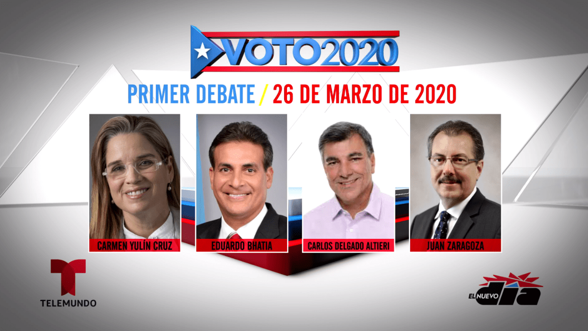 Confirmado el primer debate rumbo a Voto 2020 Telemundo Puerto Rico