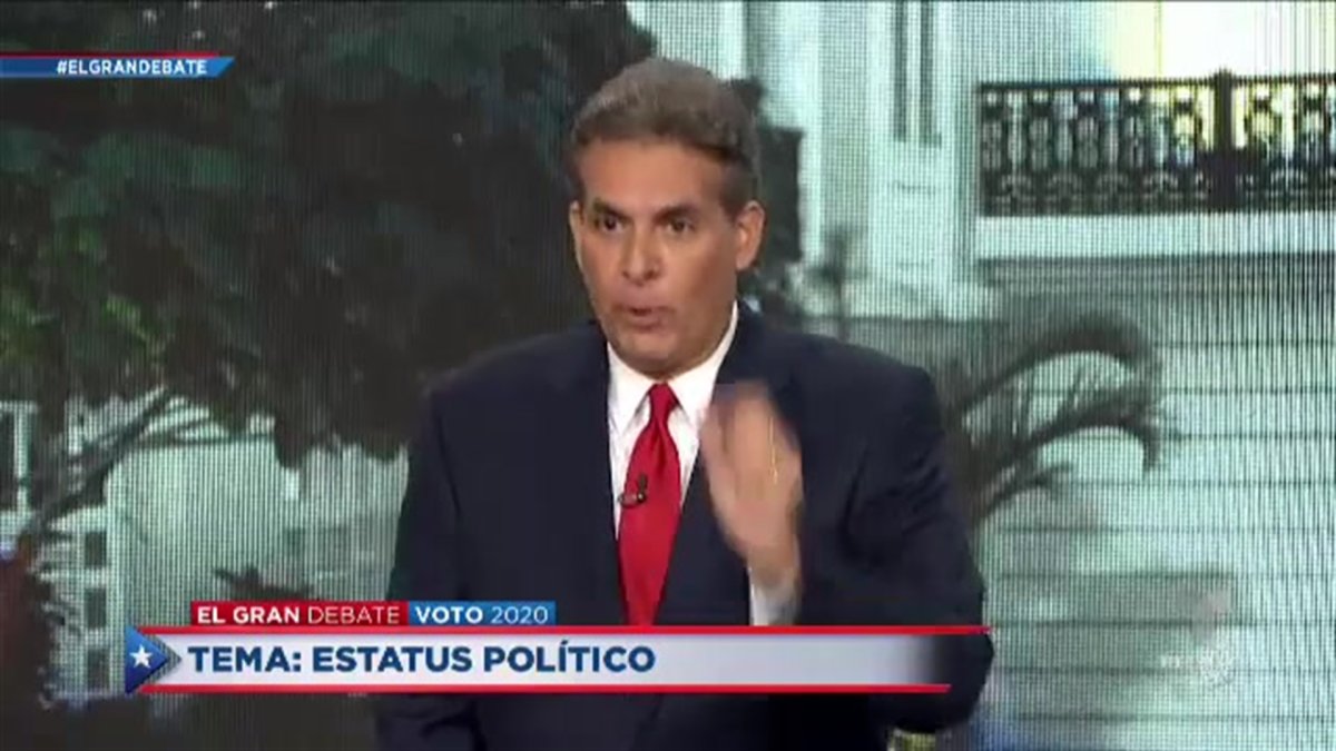 El Gran Debate PPD Estatus político Telemundo Puerto Rico