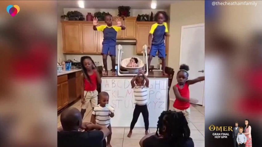 Familia se va viral por sus clases con “flow”