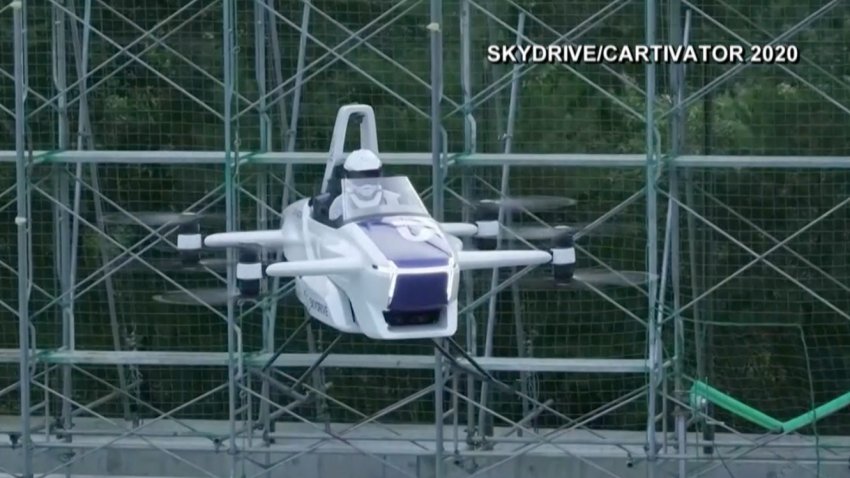 A un paso del futuro: da un paseíto en auto volador sin problemas