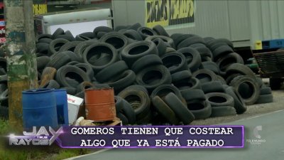 Gomeros y vecinos pasan dolores de cabeza por falta de recogido de neumático