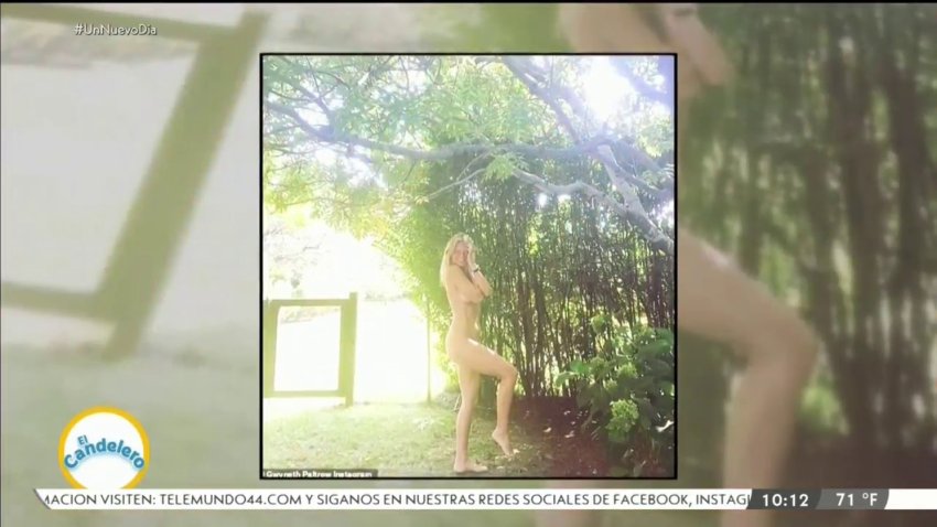 Gwyneth Paltrow posa desnuda para celebrar su cumpleaños