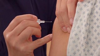 Aplicación de una vacuna
