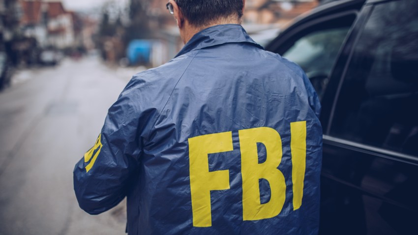 Back of FBI agent's jacket