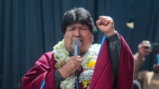 Evo Morales, expresidente de Bolivia, en un evento en diciembre de 2020.