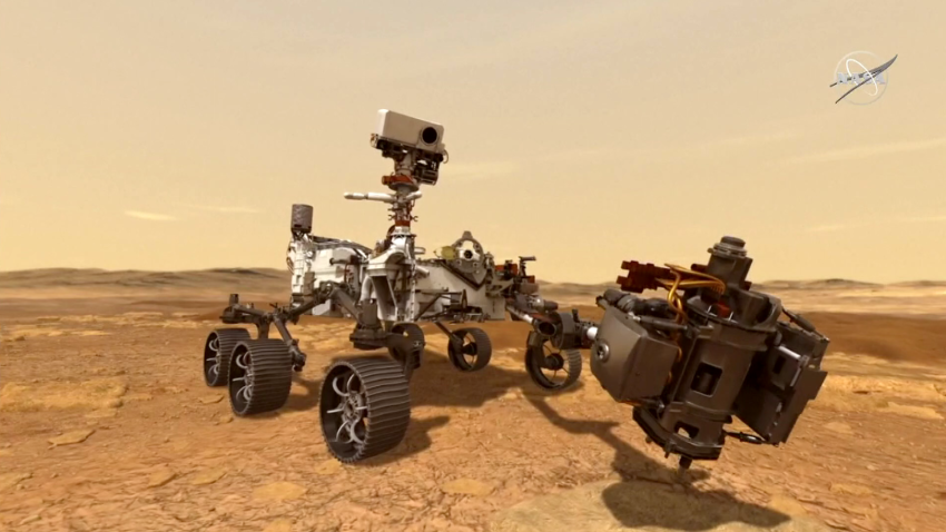 Robot de la NASA que llegó a Marte busca detectar signos de vida pasada