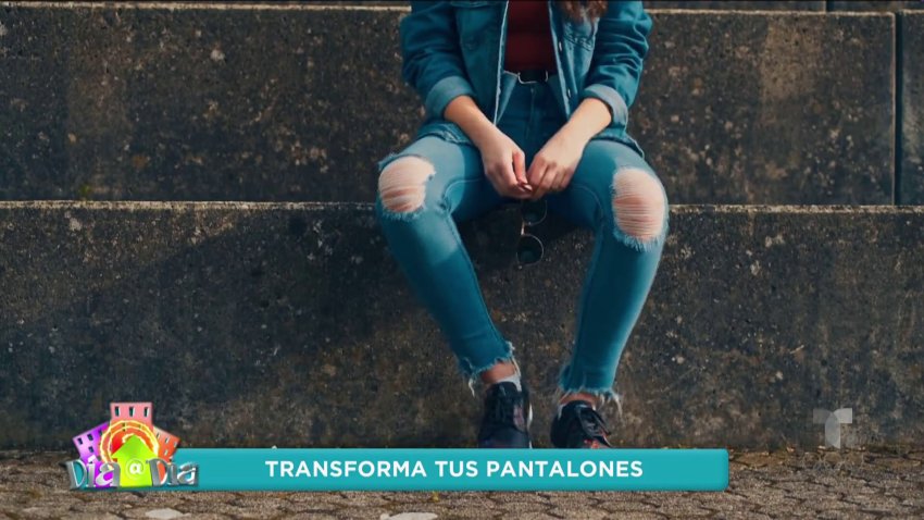 Transforma tus pantalones viejos