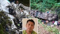 Dos veces burló a la muerte: estuvo en una tragedia aérea y ahora en un autobús que cayó al vacío