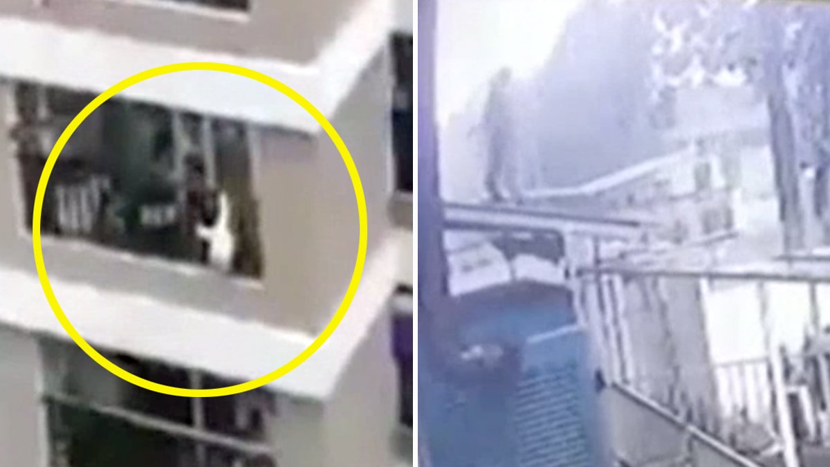 Video: niña cae de un piso 12 en Vietnam y un hombre la atrapa en el ...