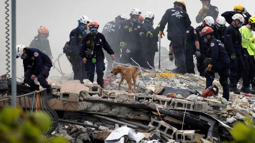 ¿Qué posibilidades hay de encontrar sobrevivientes tras el colapso en Miami Beach? Esto dice un rescatista