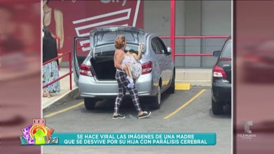 Madre que transporta a su hija de 28 años en un coche de bebé necesita ayuda
