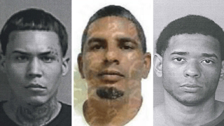 Christopher Vega Rivera, alias “Cachete”, Charlie José Díaz Rivera, apodado “Charlito” (supuesta cabecilla) y Jesús Alberto Pérez García, alias “Pelotero”.