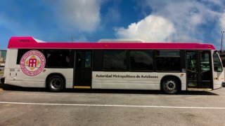 Guagua de la Autoridad Metropolitana de Autobuses (AMA).