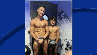 Cristiano Ronaldo y su hijo se someten a terapia extrema de temperaturas congelantes