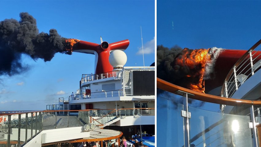 Incendio en crucero Carnival Freedom