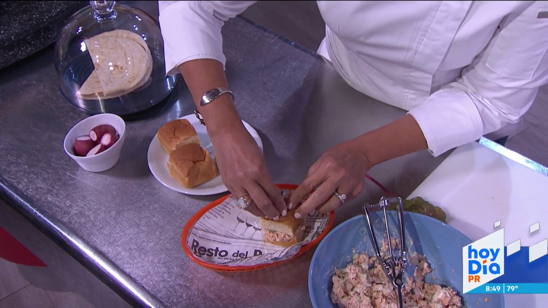 Sazón al día | Sandwich de ensalada de salmón – Telemundo Puerto Rico