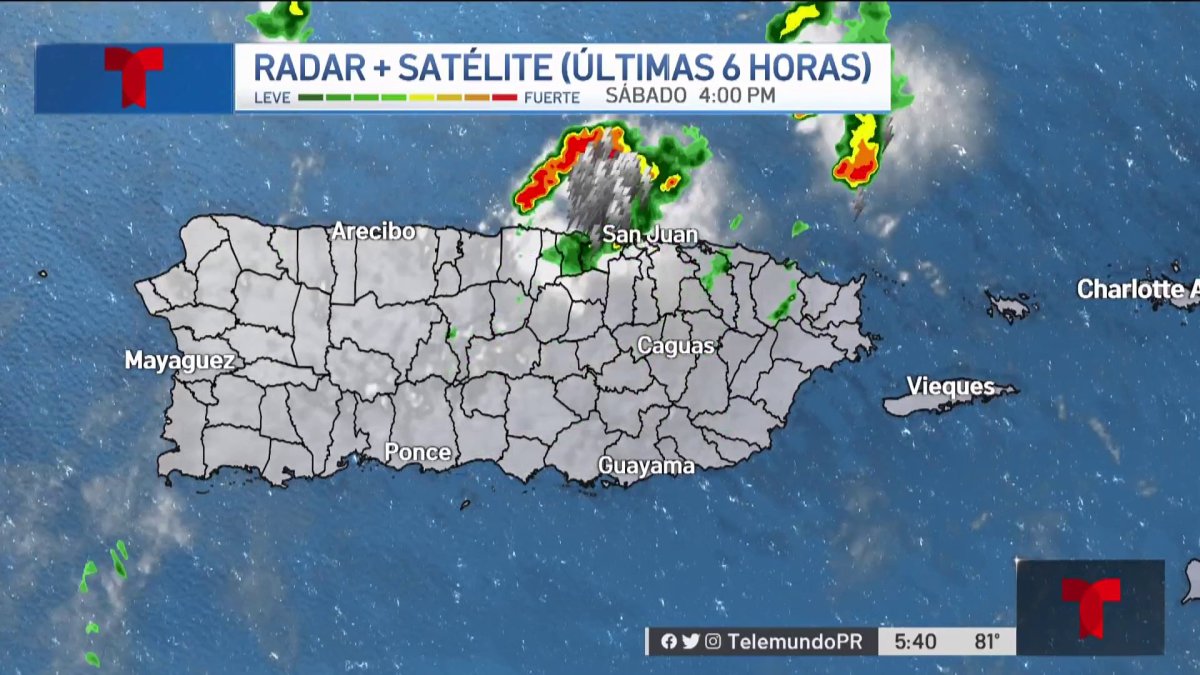 Pronóstico del tiempo Telemundo Puerto Rico