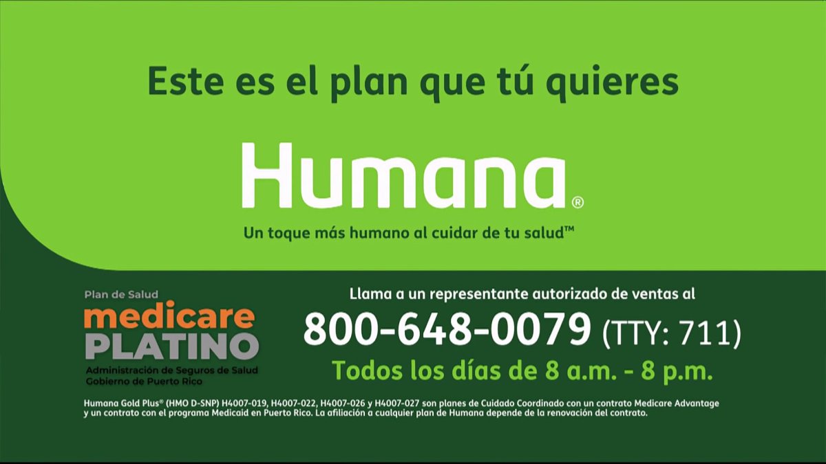 Un gran plan con una variedad de beneficios Humana Gold Plus Platino Telemundo Puerto Rico