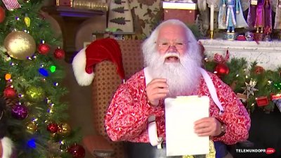 Mensaje especial de Santa Claus para los niños de Puerto Rico