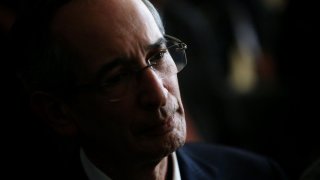 Foto del expresidente de Guatemala Álvaro Colom