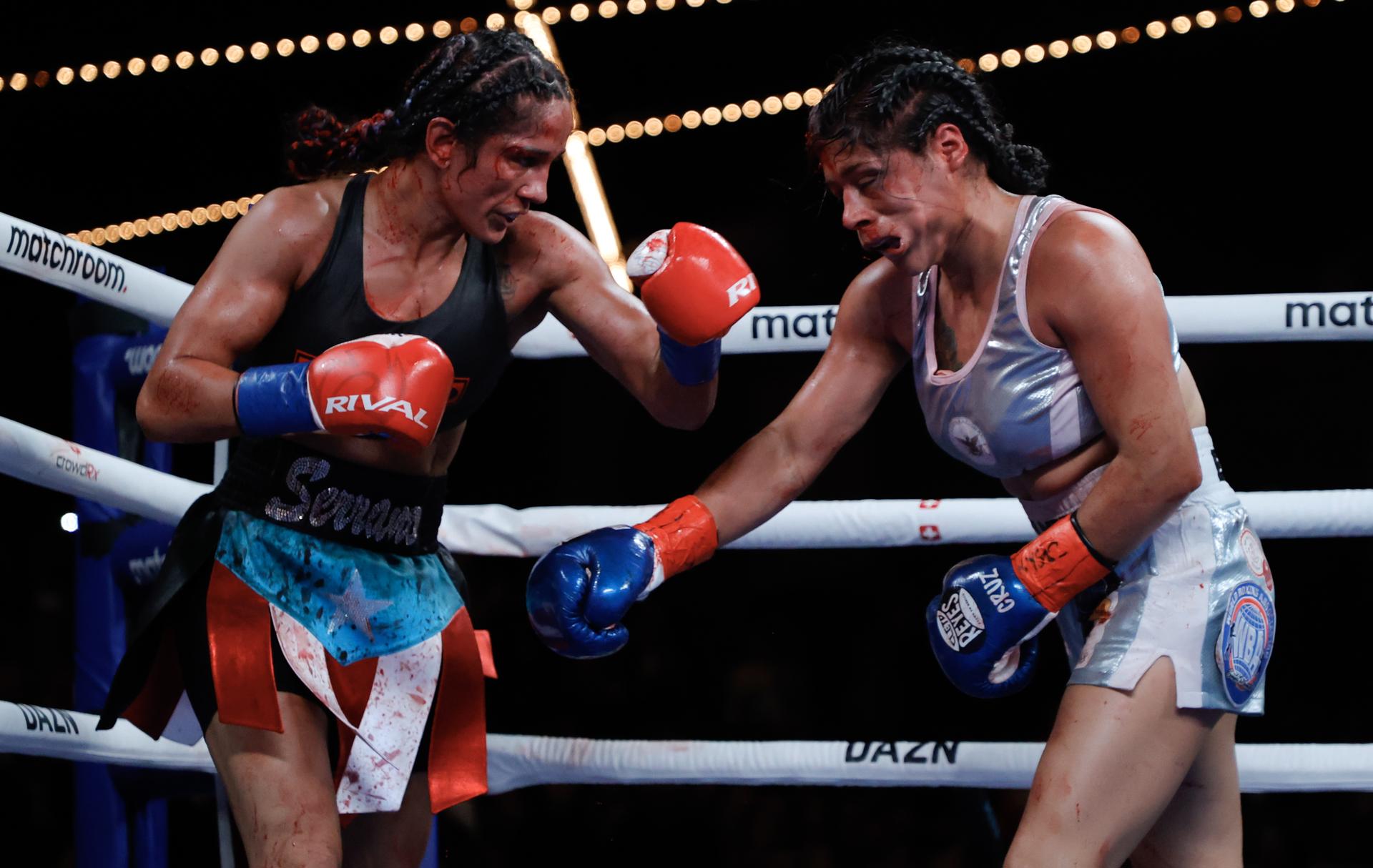 FOTOS: Así fue la sangrienta pelea entre Amanda Serrano y la mexicana Erika Cruz