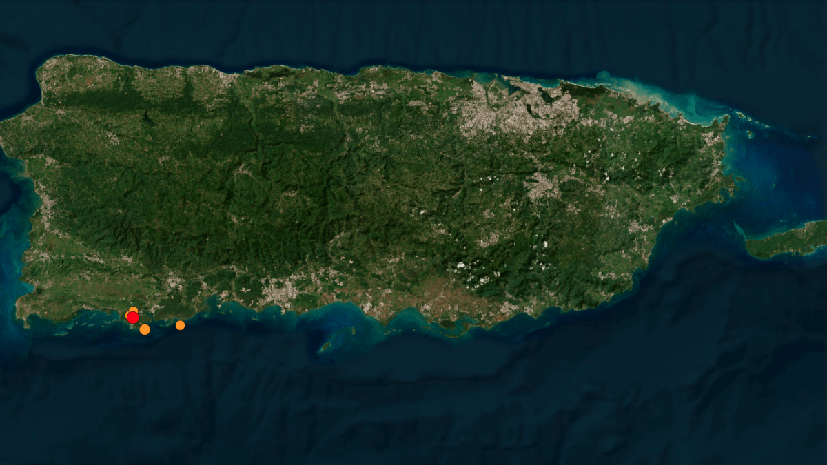 Se Registra Temblor De Magnitud 4 5 Al Suroeste De Puerto Rico