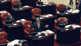 Imagen genérica del hemiciclo del Senado