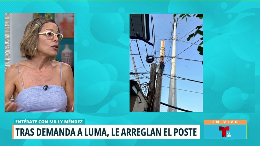 Tres años después: ciudadana demanda a LUMA y le arreglan poste