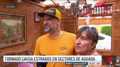 Tornado destroza residencia de septuagenaria en Aguada