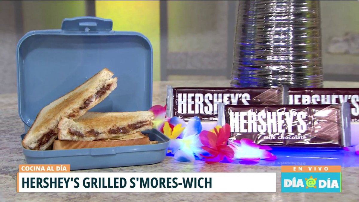 Cocina Al Día Hersheys Grilled Smores Wich Telemundo Puerto Rico 0900