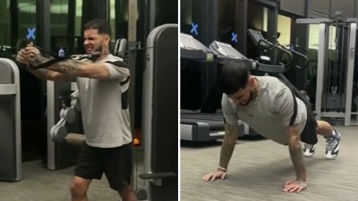 En video: Anuel AA muestra su rutina de ejercicios y presume cambio físico