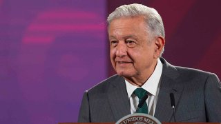 El presidente de México, Andrés Manuel López Obrador, en una conferencia de prensa.